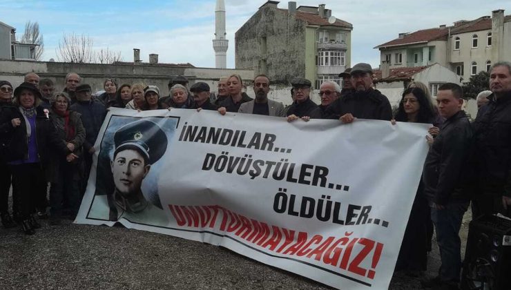 Şehit asteğmen Fehmi Kubilay, mezun olduğu okulun molozları arasında anıldı