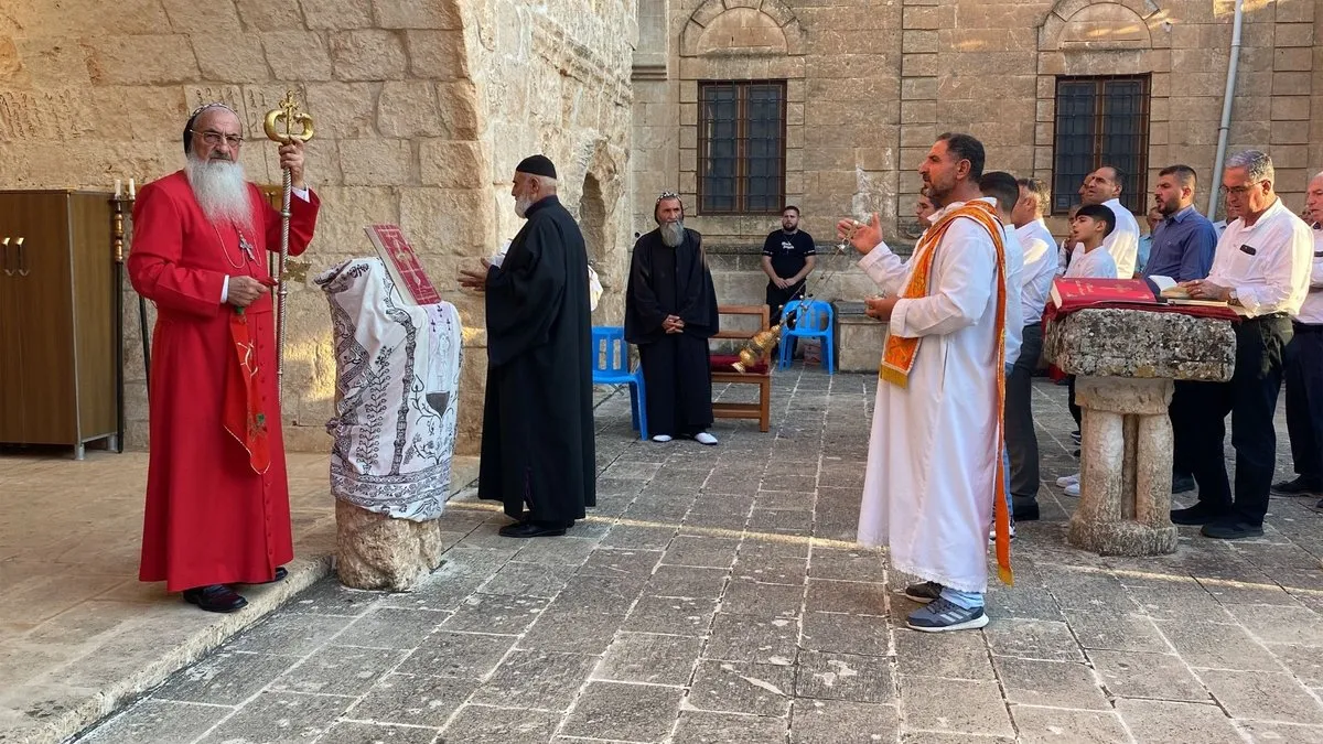 Süryanilerin Anıtlı Köyü’nde 2 bin yıllık Şahro anma ayini