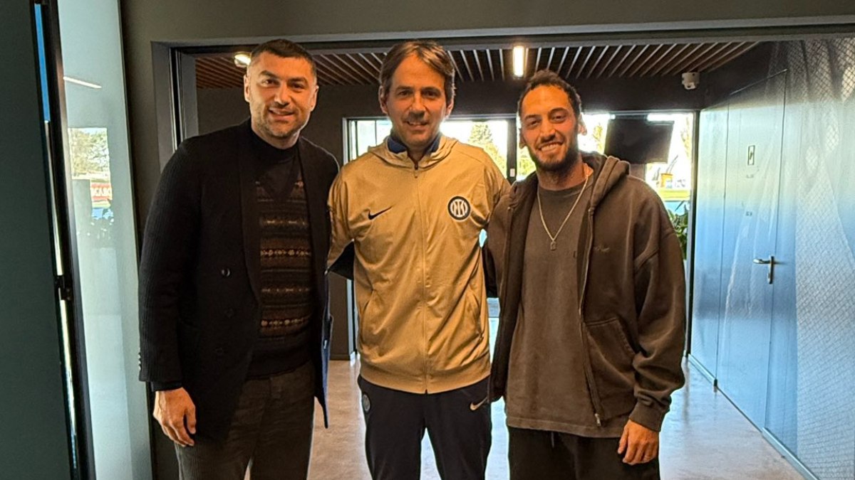 Burak Yılmaz, Inter’i ziyaret etti