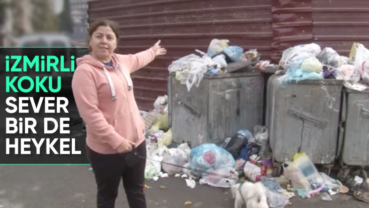 İzmir Buca’da caddeler çöpten geçilmiyor